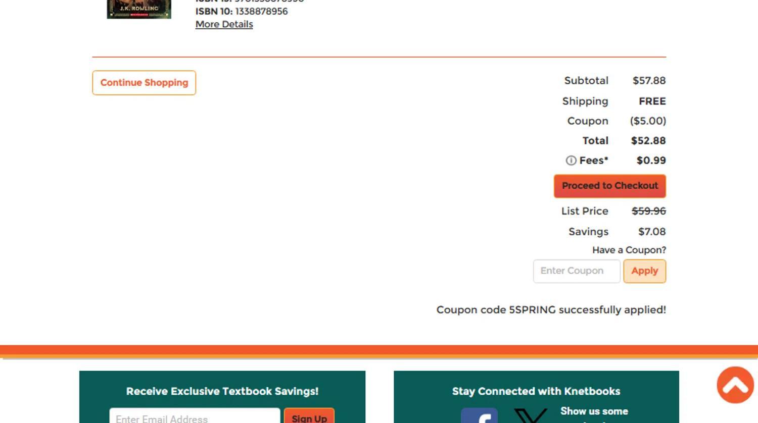 How to apply Knetbooks coupon code